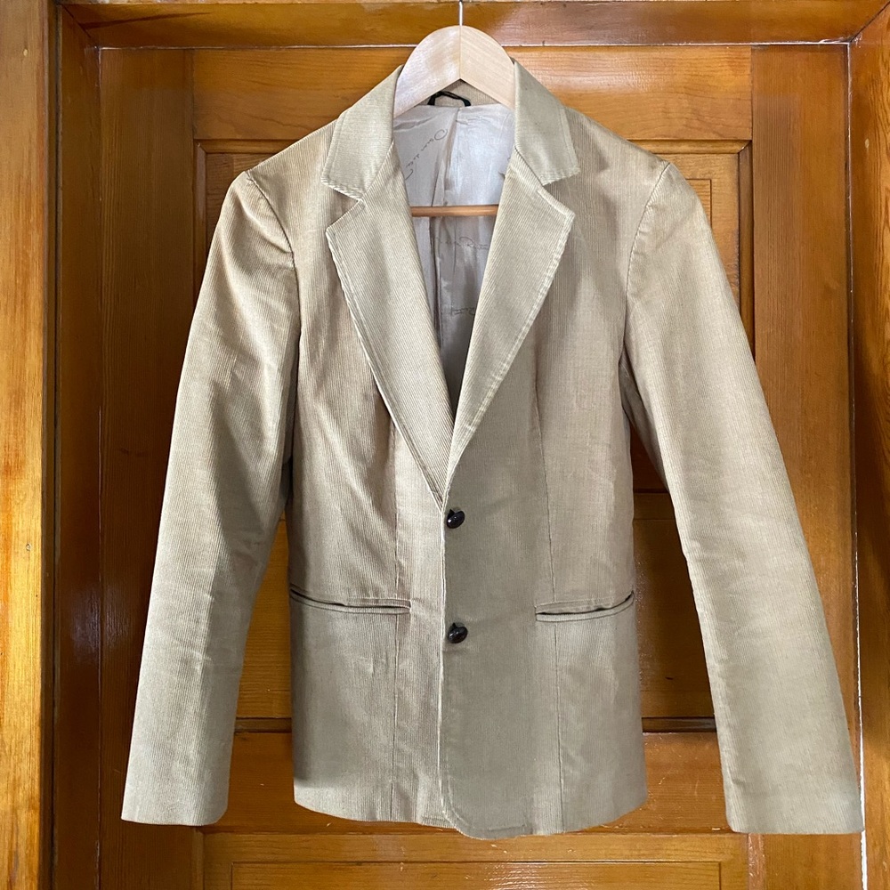 Oscar de la Renta cord blazer